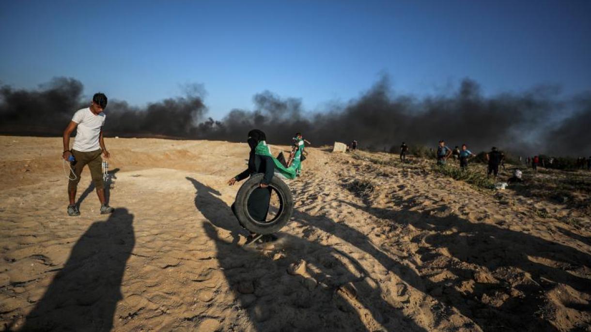 以色列开枪打死一名巴勒斯坦示威者