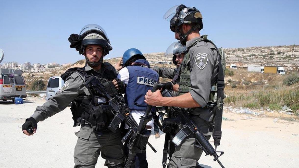 بازداشت روزنامه نگار فلسطینی از سوی سربازان اسرائیل
