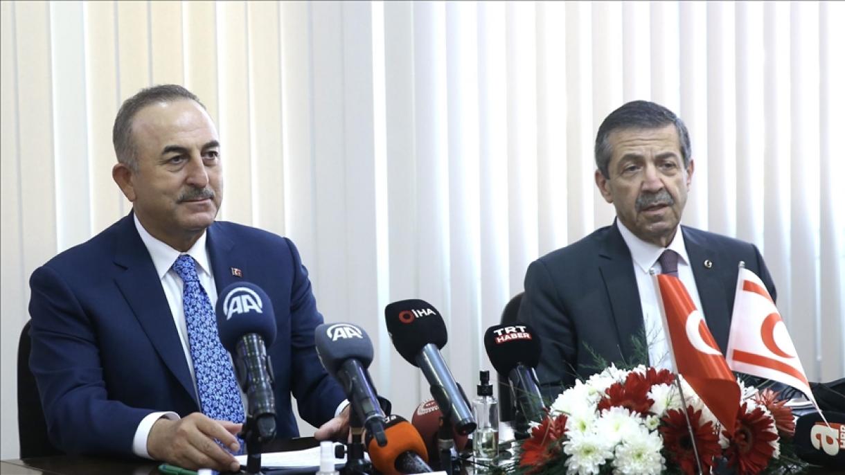 Средби и разговори на министерот за надворешни работи Чавушоглу во Турската Република Северен Кипар