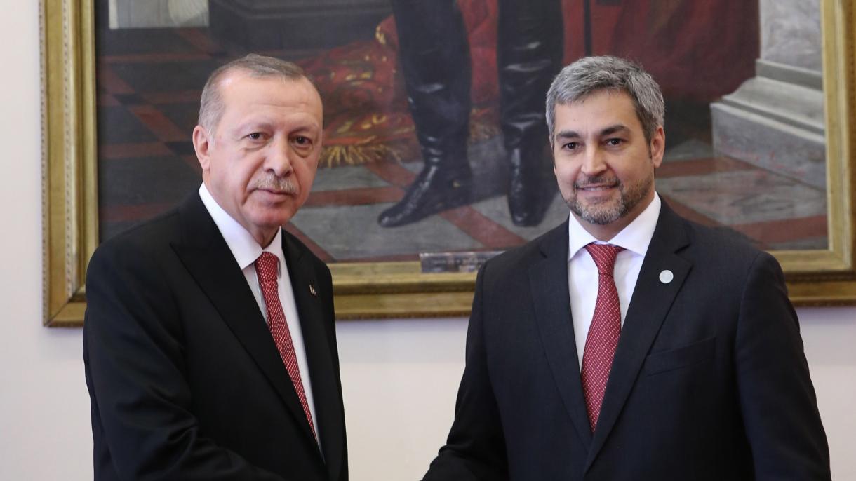 ترکی: صدر ایردوان پیراگوئے کے دورے پر