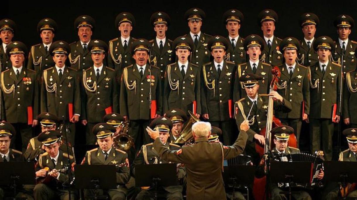 El Coro del “Ejército Rojo Aleksandrov” de Rusia ofrecerá dos conciertos en Estambul