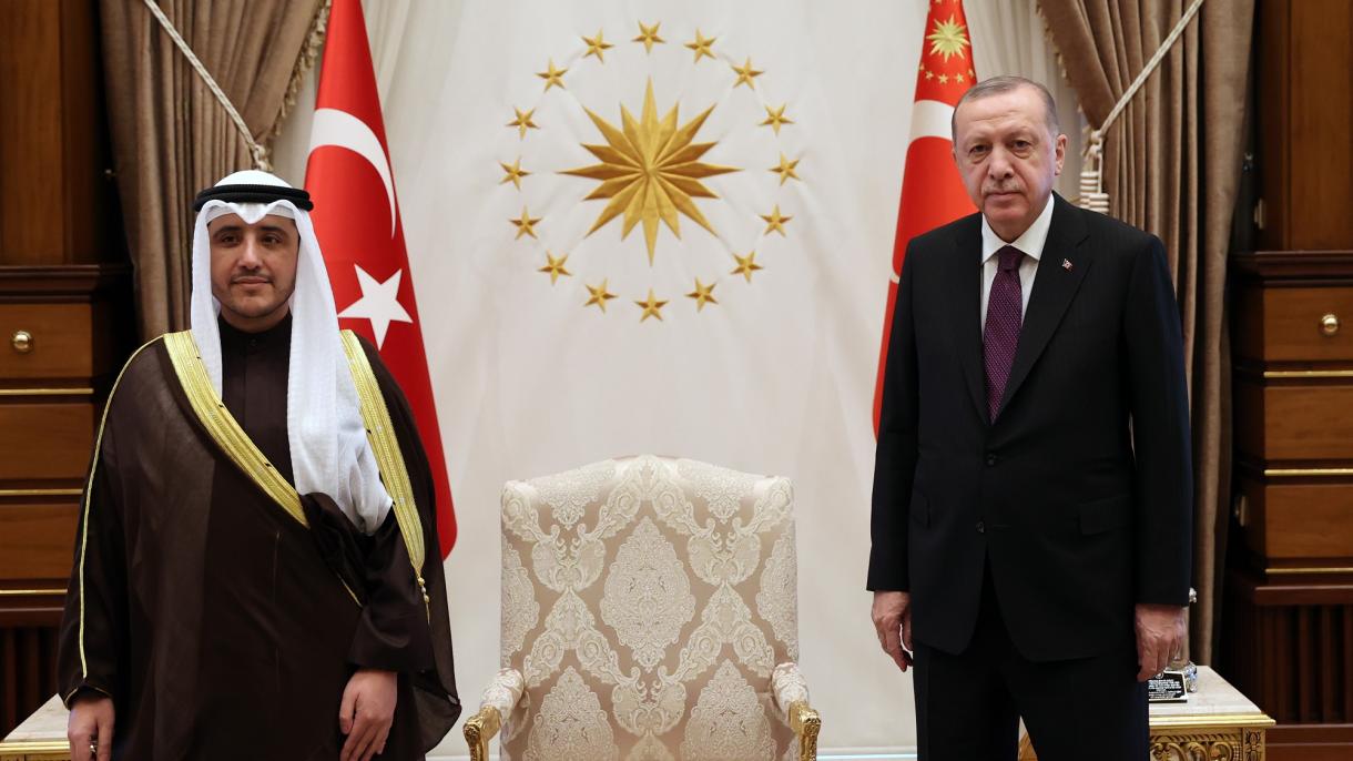 Prezident Erdogan Kuweýdiň Daşary Işler Ministrini Kabul Etdi