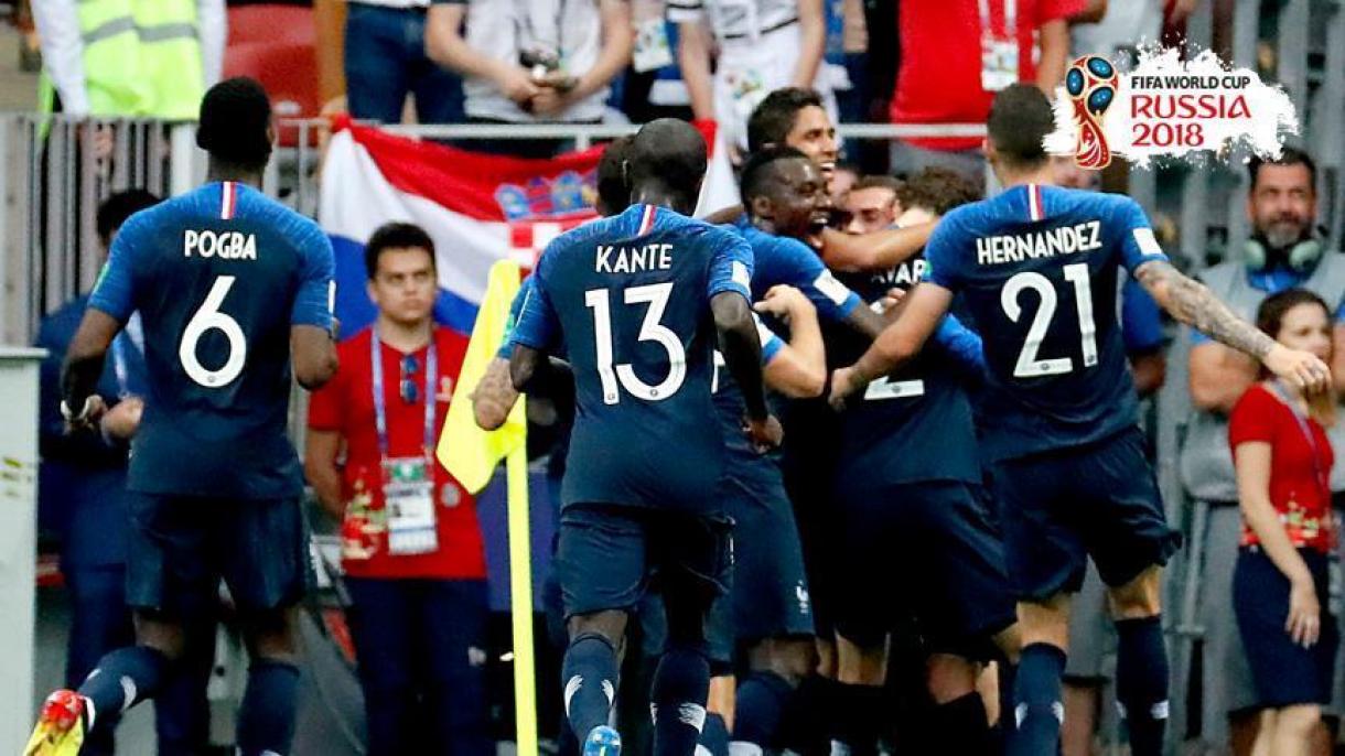 فرانسه  قهرمان جام جهانی فوتبال 2018 شد
