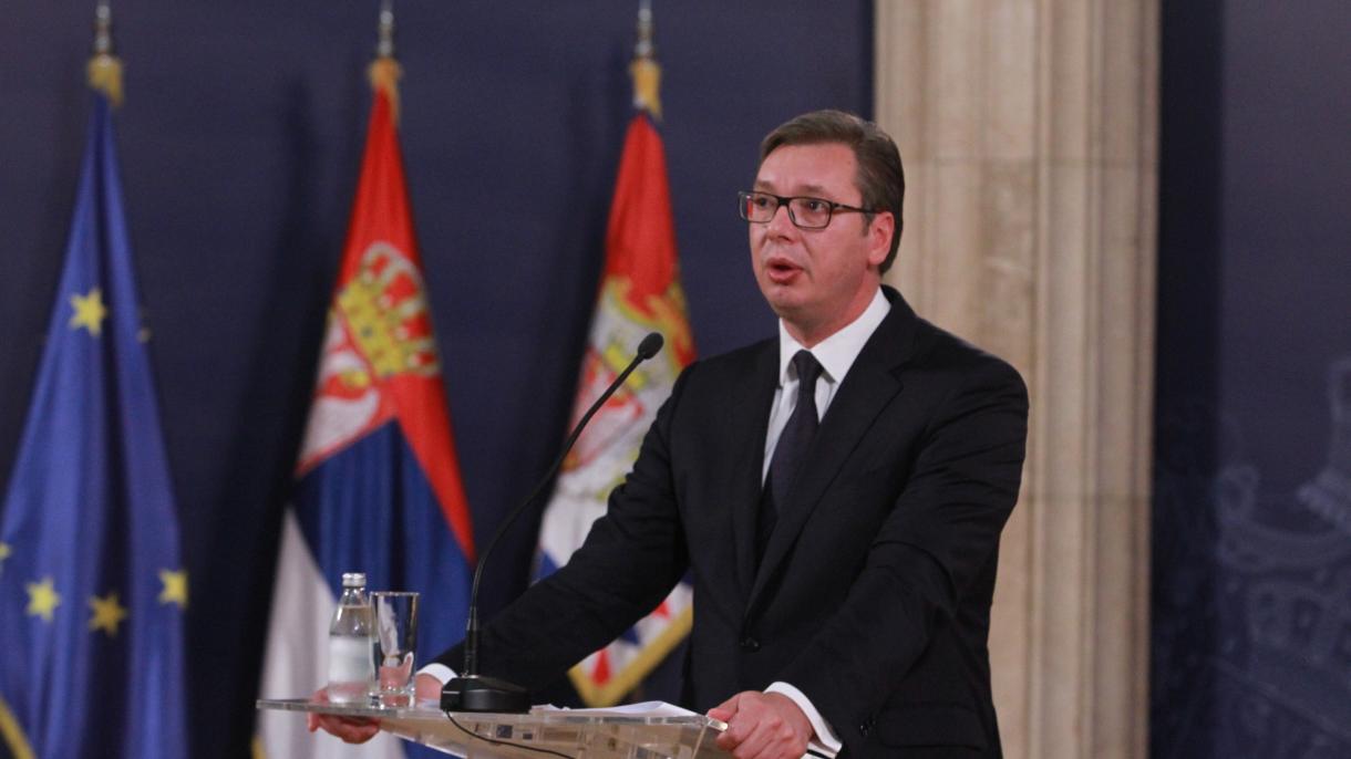 صربستان جمهوررئیسی الکساندر ووچیچ تورکیه گه تشریف بویوره دی