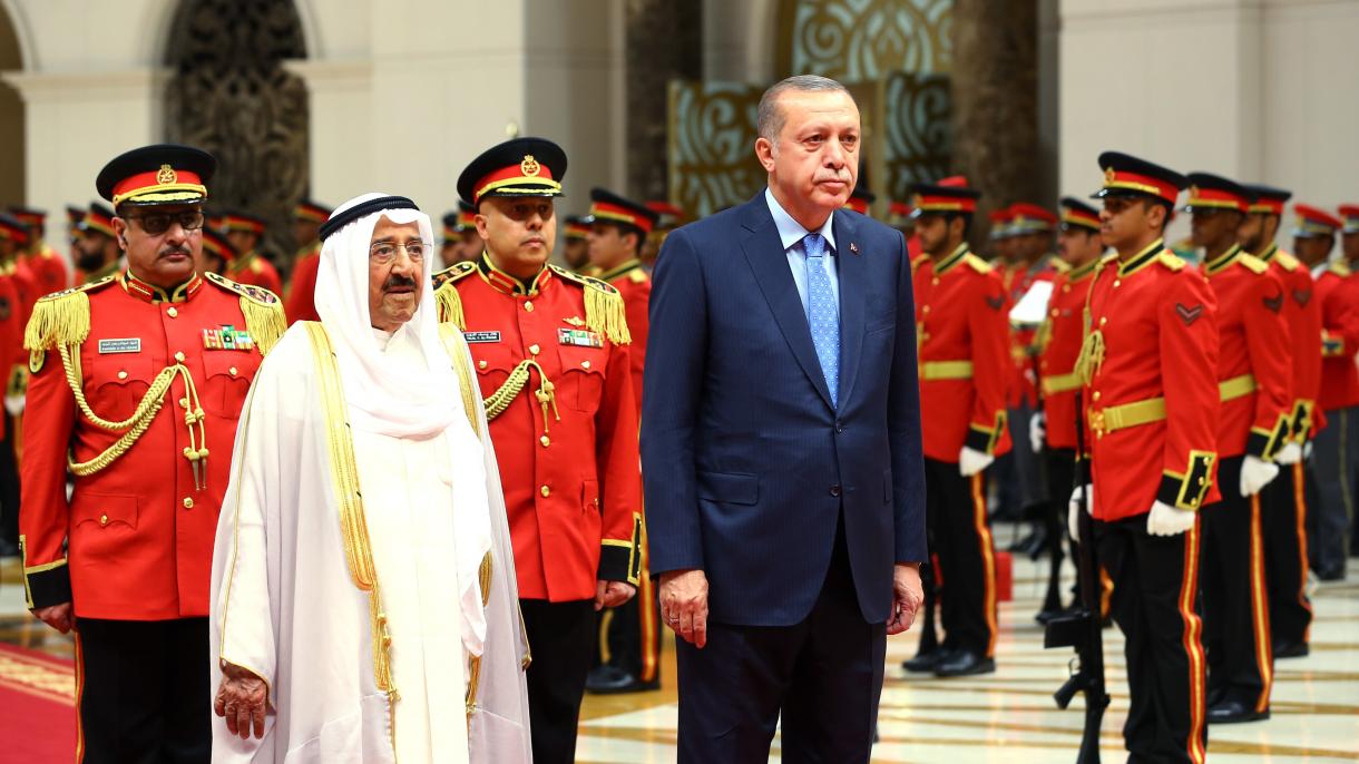 Президент Режеп Таййип Эрдоган Кувейтте...