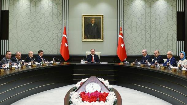 تورکیه باخانلار کابینه‌سی‌نین، بو گون اردوغان باشقانلیغیندا توپ‌لانا‌جاق