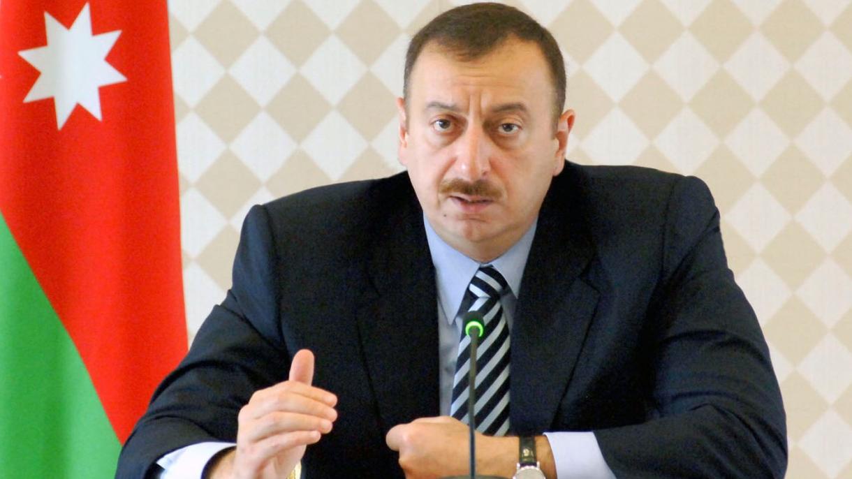 رئیس جمهور آذربایجان در روسیه