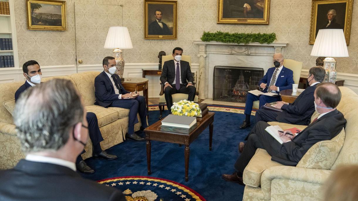 Joe Biden incontra Al-Thani alla Casa Bianca