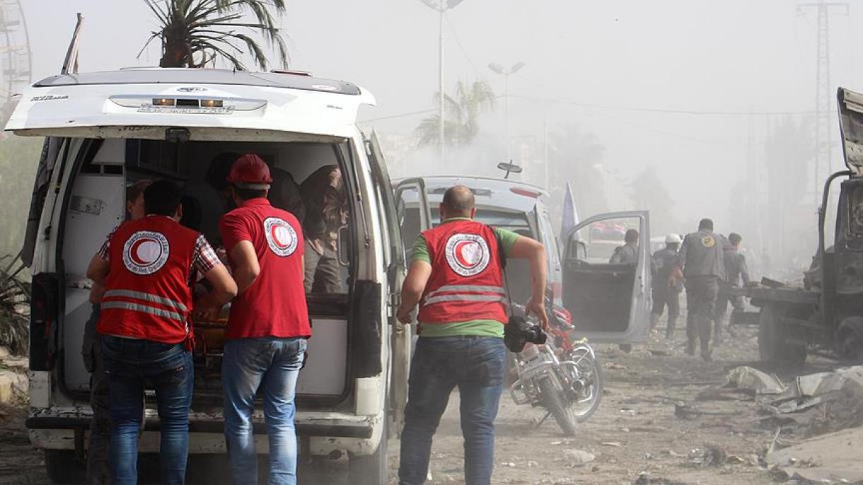 شامی مخالفین کے زیر کنڑول علاقےدوما میں میزائل کے حملے، 9 افراد ہلاک  بے شمار زخمی
