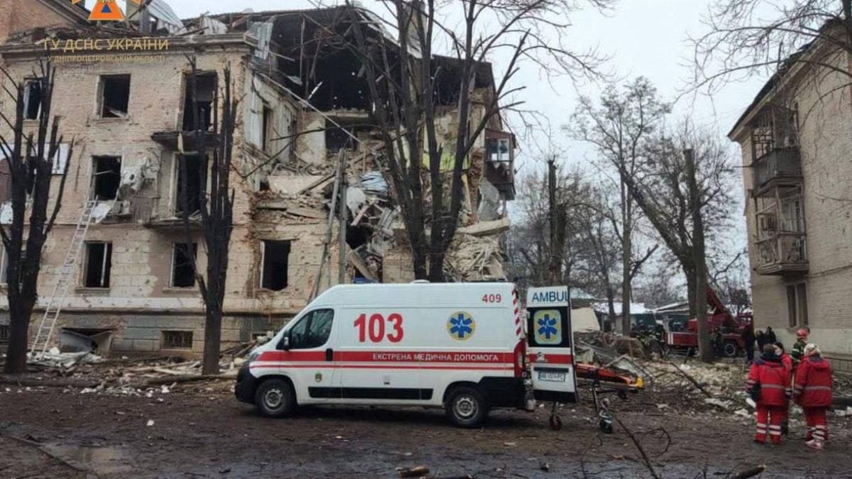 Rusiya Ukraynaya 60-dan çox raket atıb