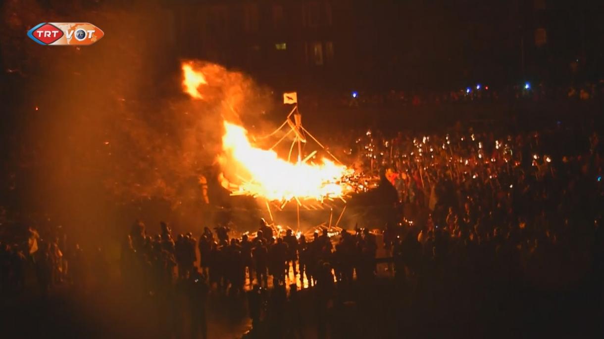 El festival vikingo del fuego Up Helly-Aa: el mayor festival de fuego de Europa