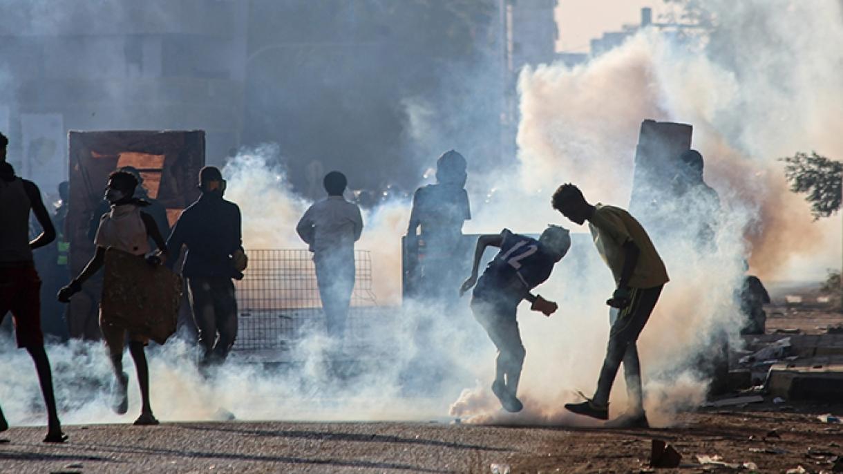 苏丹示威游行中遇难人数为54人