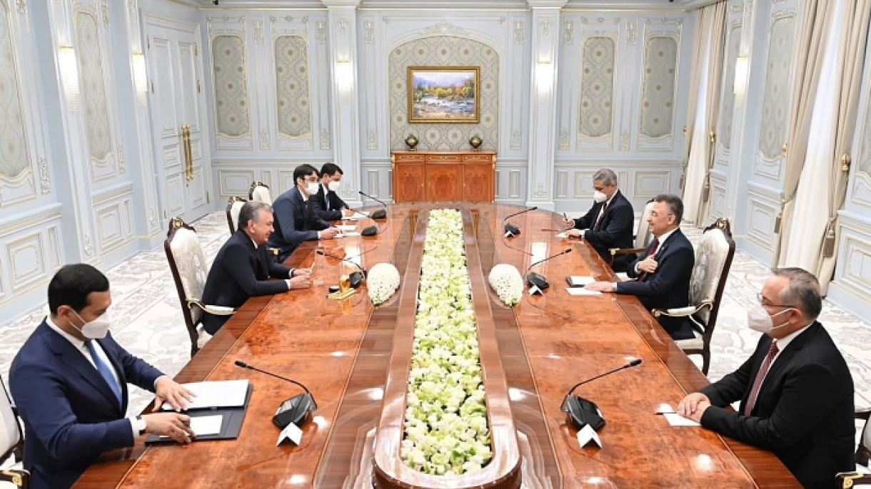 O‘zbekiston Prezidenti Shavkat Mirziyoyev Turkiya vitse-prezidentini qabul qildi