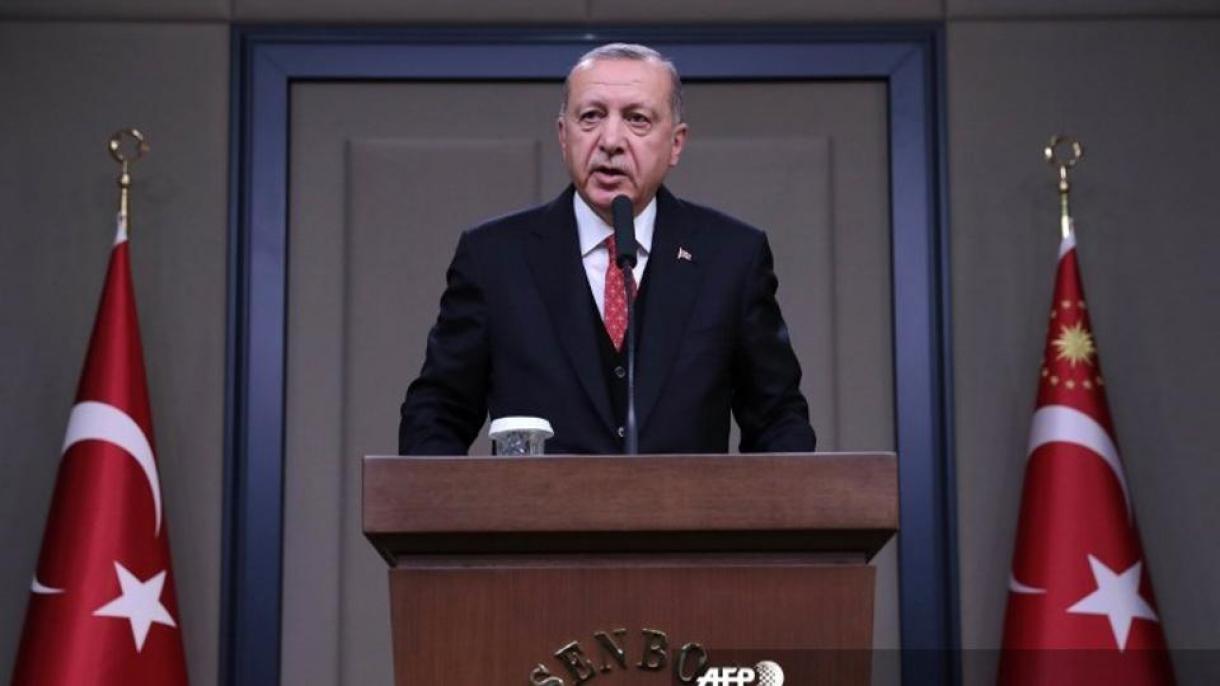 Erdogan critica a União Europeia por apoiar o terrorismo