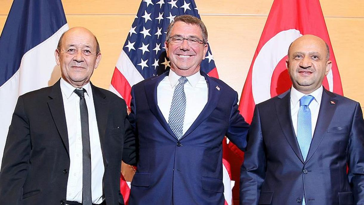 گردهمآیی وزرای دفاع ترکیه، امریکا و فرانسه در بروکسل