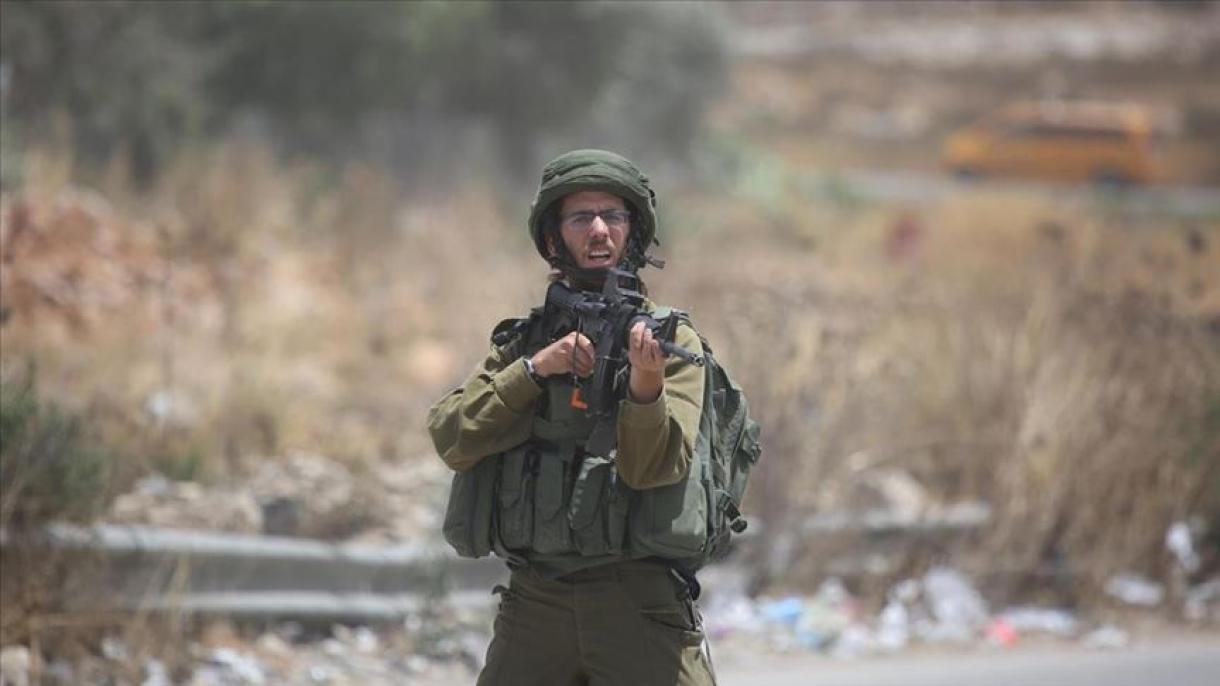 以军士兵开火打伤一名巴勒斯坦青年