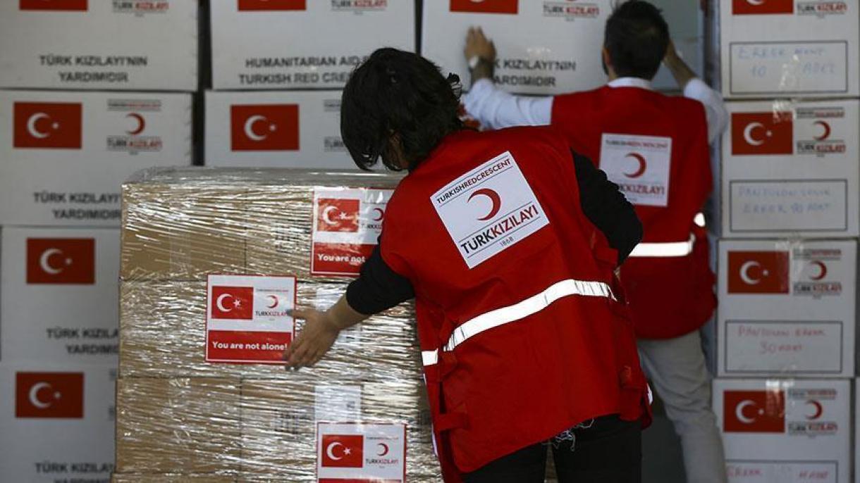کمک های بشردوستانه هلال احمر ترکیه به 46 کشور جهان