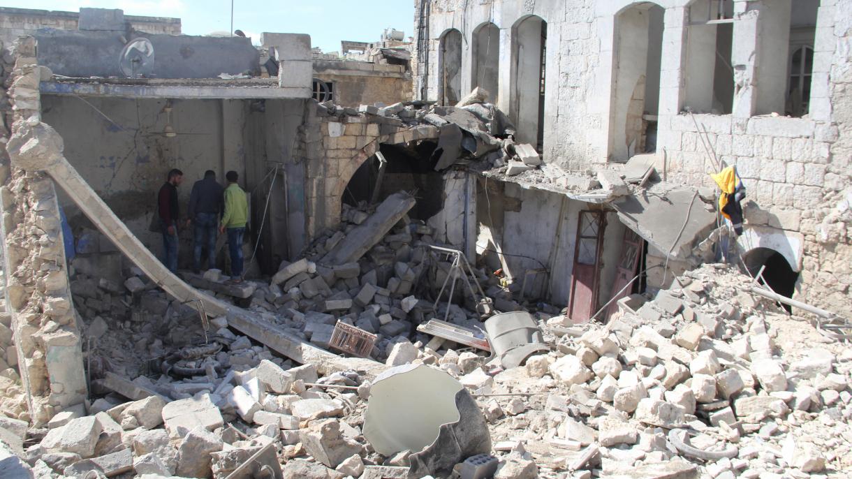 ادلب کے مہاجر کیمپ پر بمباری،10 افراد ہلاک 15 زخمی