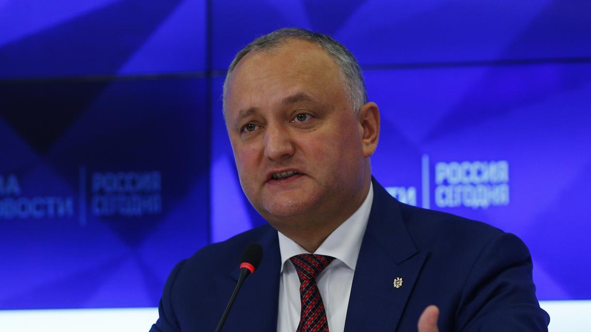 Moldova prezidenti Türkiyəyə təşəkkür edib
