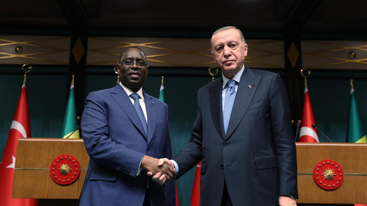 Президентът на Сенегал Сал бе на визита в Анкара...