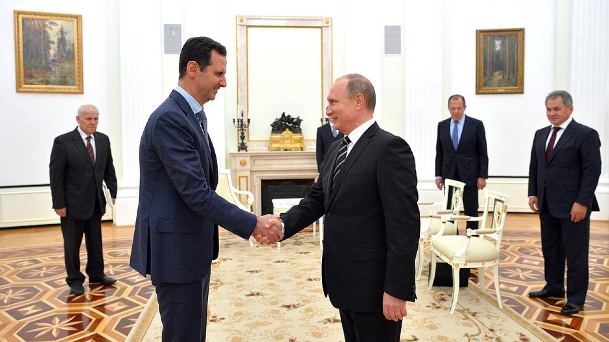 Путин менен Асад жолугушту