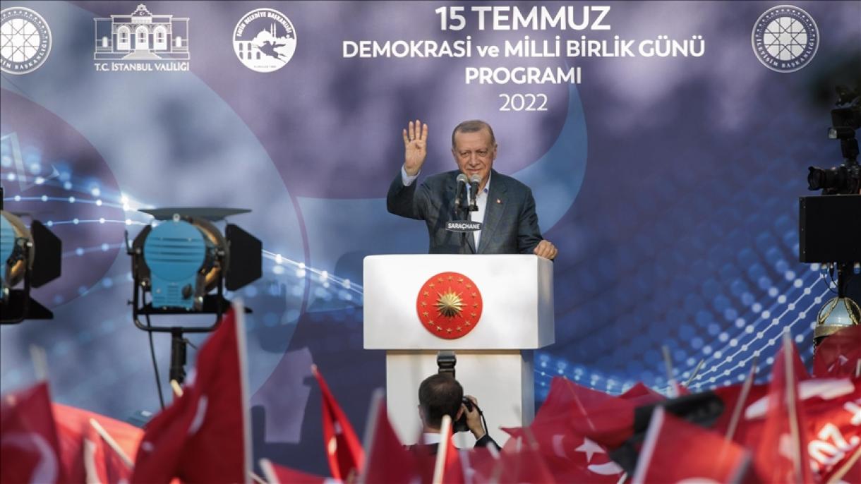 erdoghan: « büyük we qudretlik yéngi türkiyening qurulushini qetiylik bilen dawamlashturimiz»