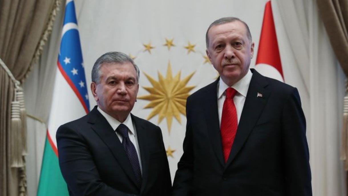 Prezident Erdogan Özbegistanyň Prezidenti Şewket Mirziýoýewi Gutlady