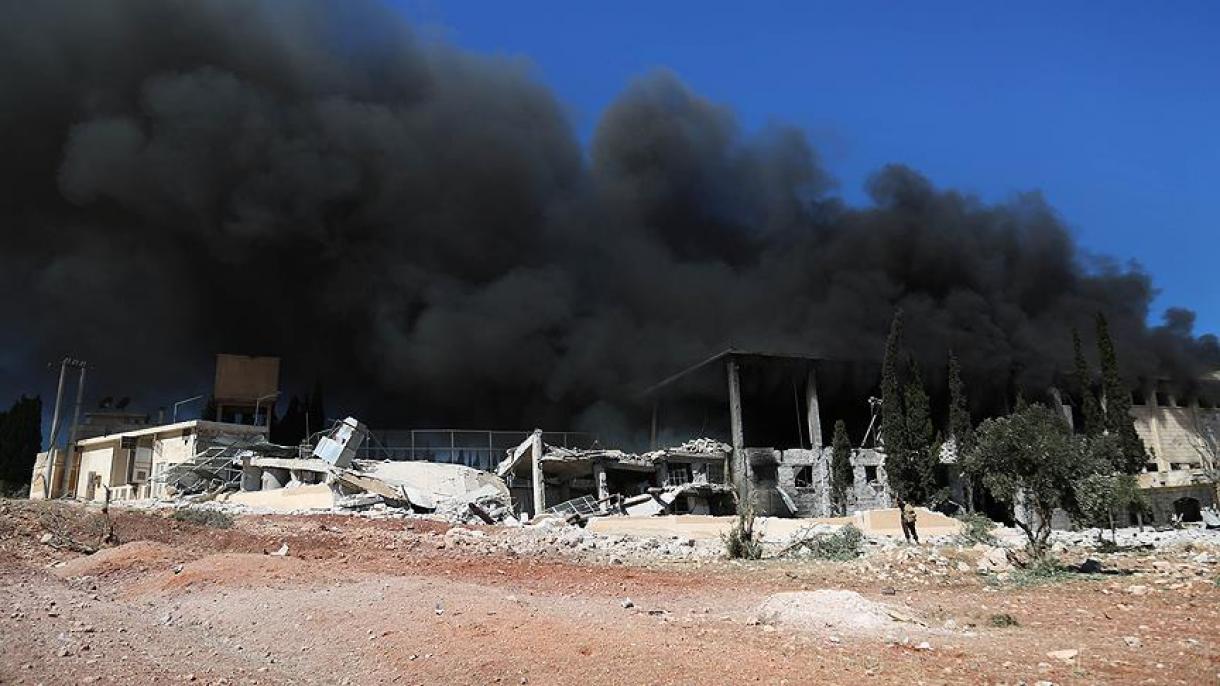 حلب میں بشارالاسد انتظامیہ  اور روسی جنگی طیاروں کی بمباری سے 92 افراد ہلاک