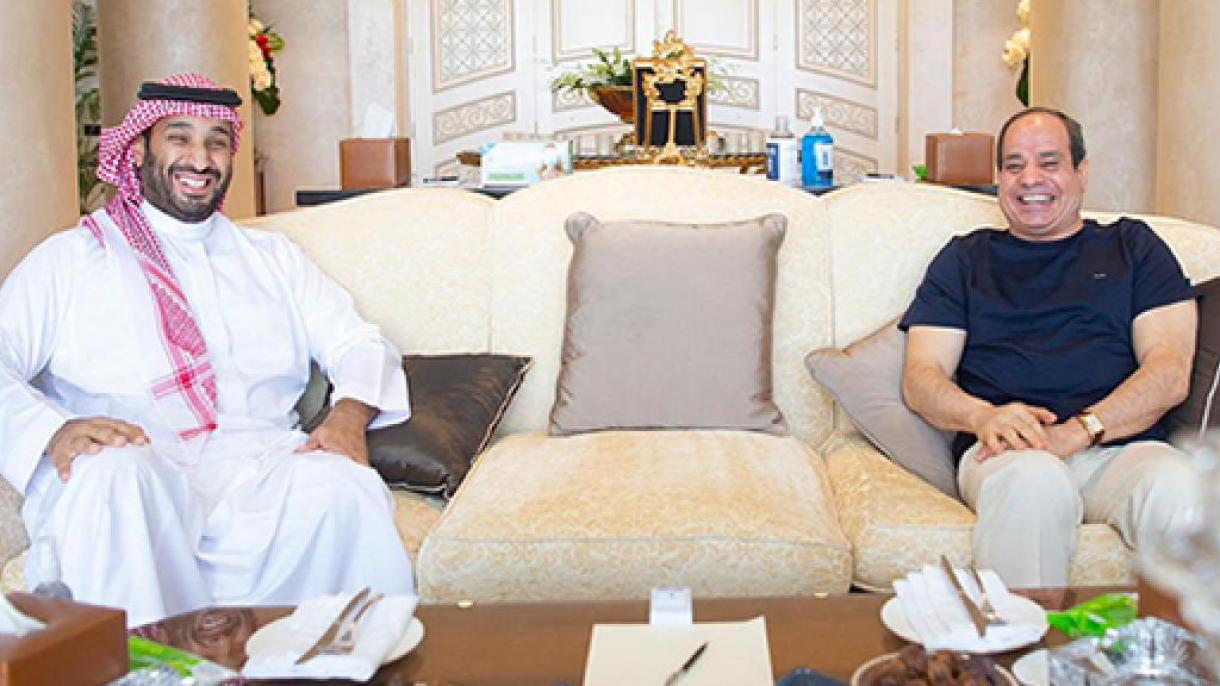 سعودی ولی عہد کی مصری صدر الا سیسی سے ملاقات