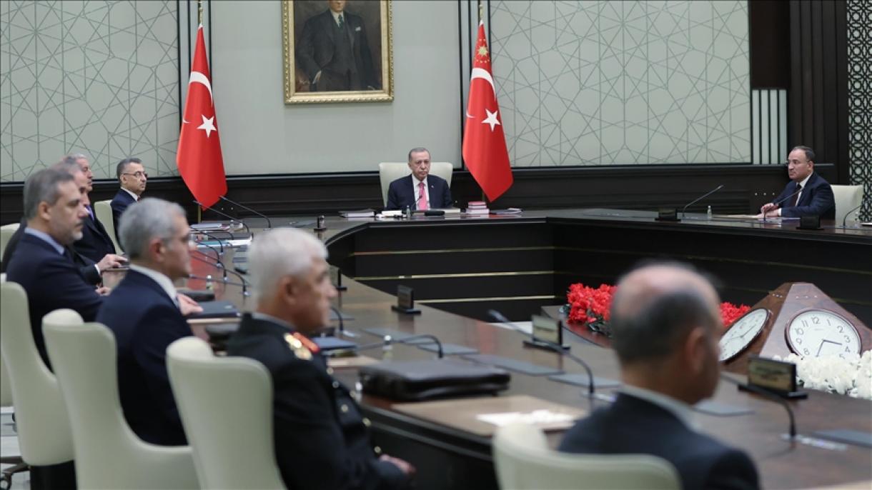 Milli Howpsuzlyk Geňeşiniň Prezident Erdoganyň Başlyklyk Etmeginde Geçirildi