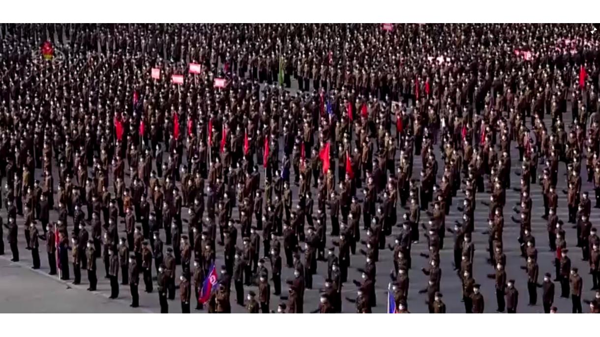 Cientos de miles de norcoreanos se alistaron en el ejército