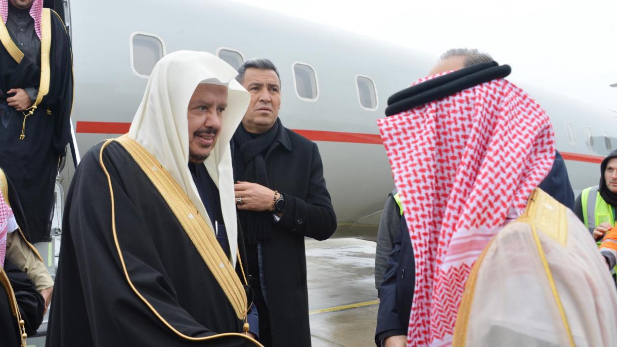 رئیس مجلس شورای عربستان سعودی وارد آنکارا شد