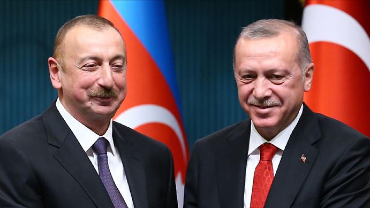 Prezident Erdogan, Azerbaýjanyň Prezidenti Aliýew Bilen Telefon Arkaly Söhbetdeşlik geçirdi
