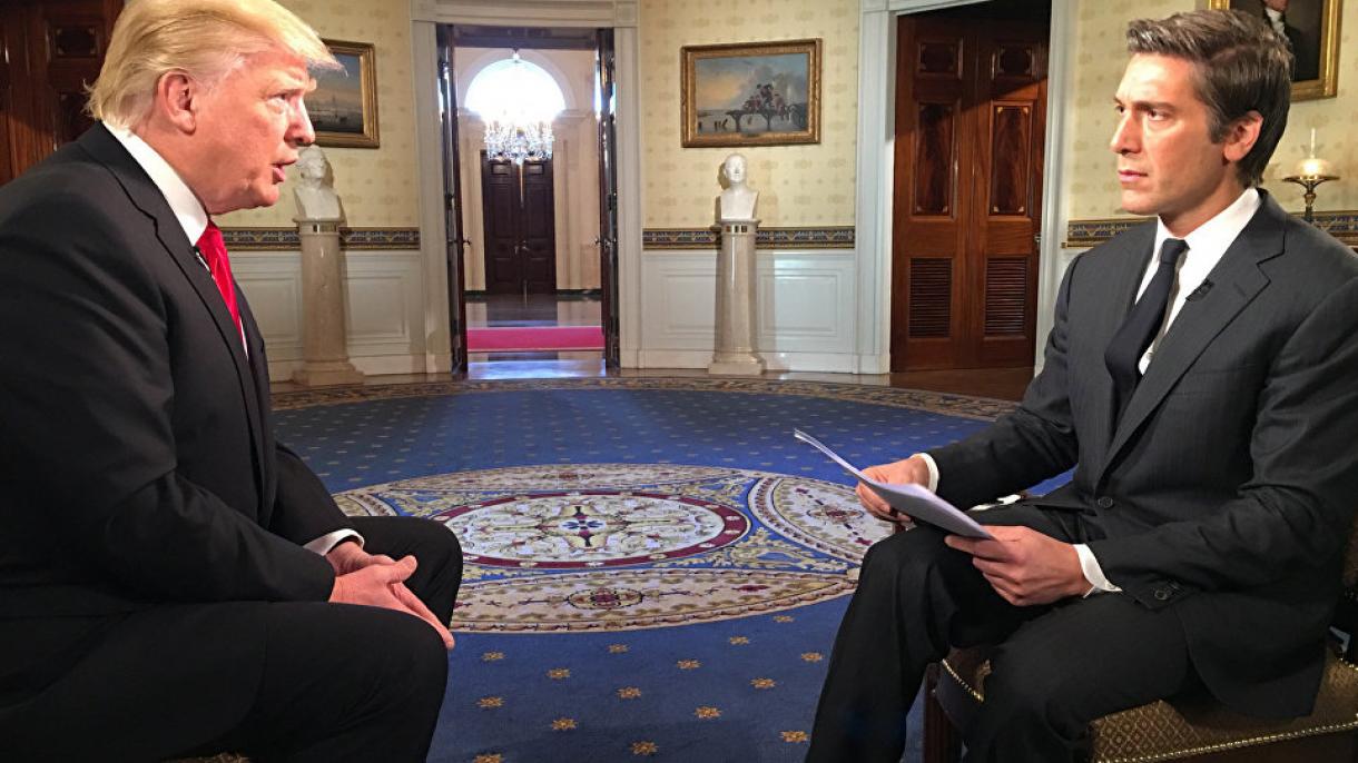 美国总统特朗普接受ABC采访支持对达伊沙酷刑