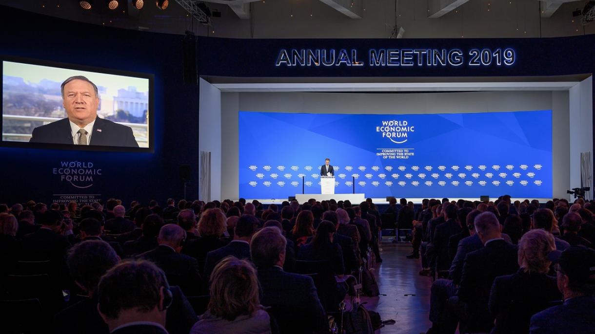 Davos: Pompeo sugiere que los países apliquen “las reformas económicas de Trump”