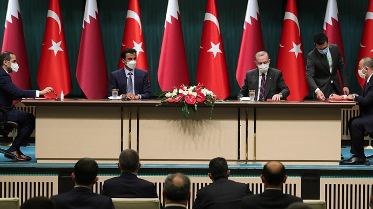 Turkiya va Qatar o'rtasida 10 ta hujjat imzolandi