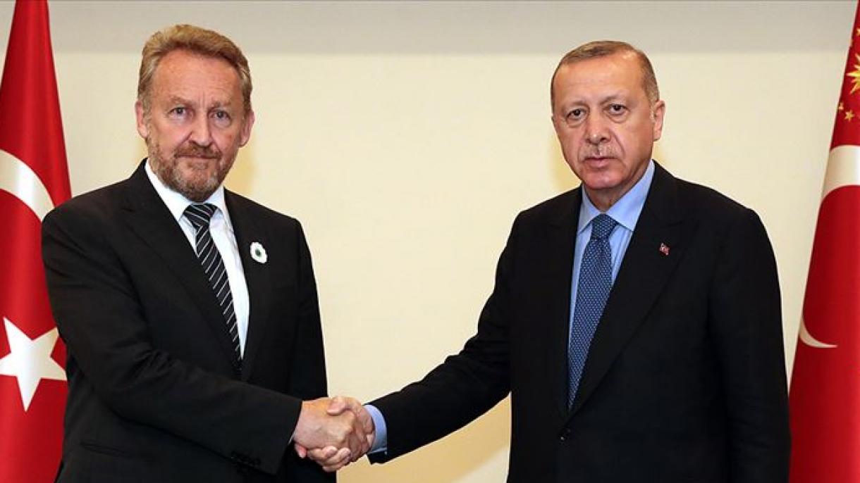 Turkiya prezidenti Rajap Tayyip Erdo’g’an Bakir Izzetbegovichni qabul qildi