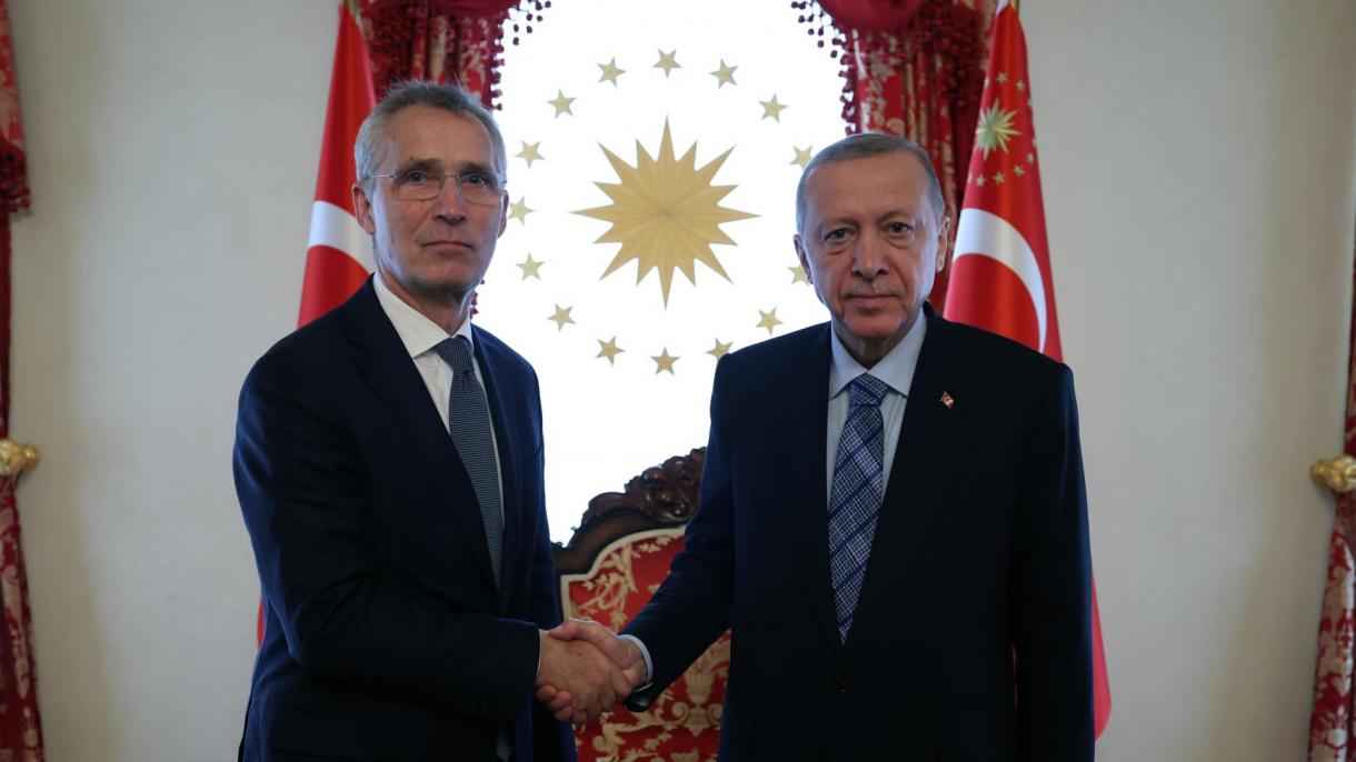 Prezident Erdogan, NATO-nyň Baş sekretaryny Kabul Etdi