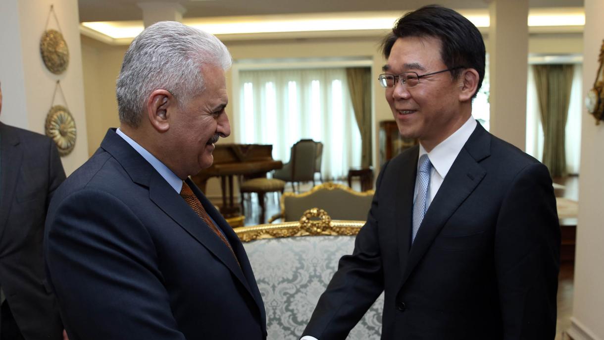 土耳其总理接见韩国交通部长