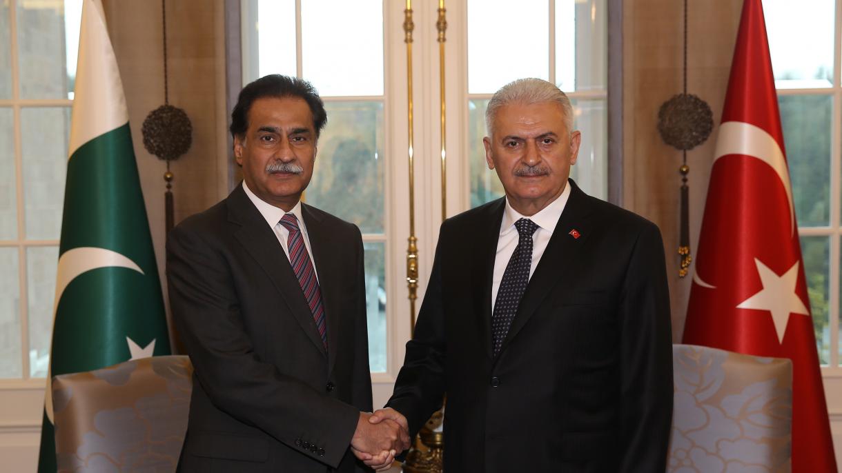 وزیر اعظم بن علی یلدرم  کی پاکستان کی قومی اسمبلی کے اسپیکرایاز صادق سے ملاقات