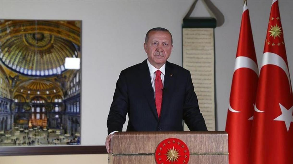 Presidente Erdogan: “Las puertas de Santa Sofía estarán abiertas a todos”