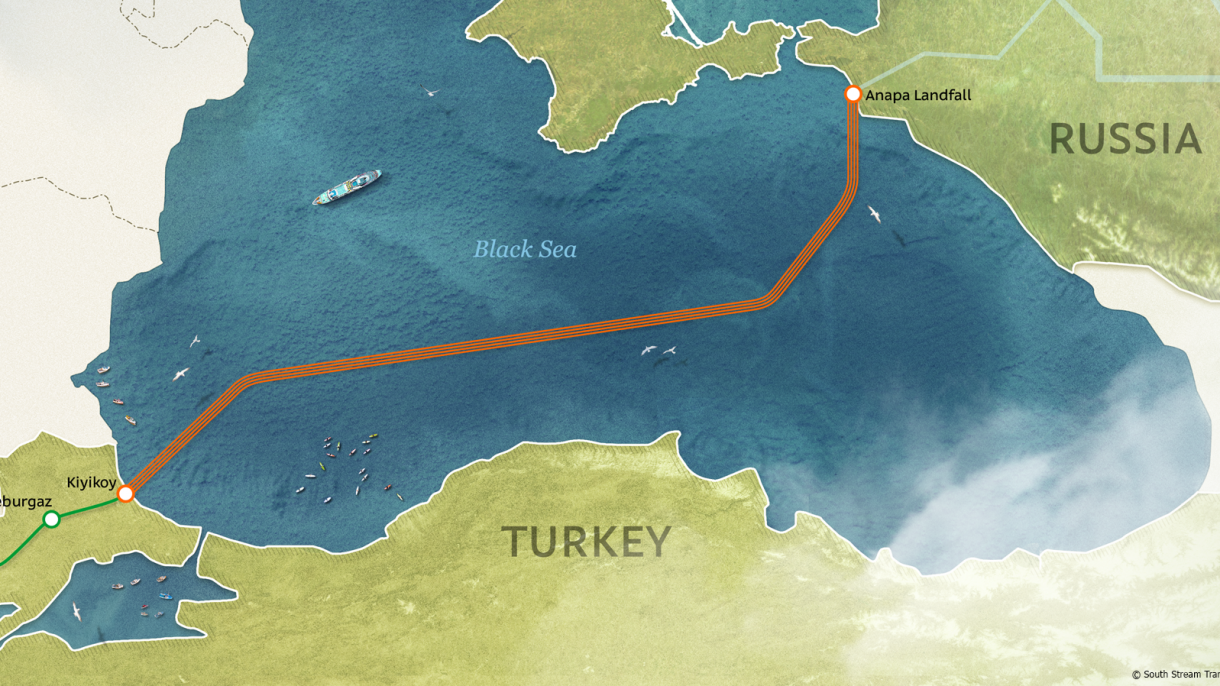 Já foi completado 80% do projeto Turkish Stream