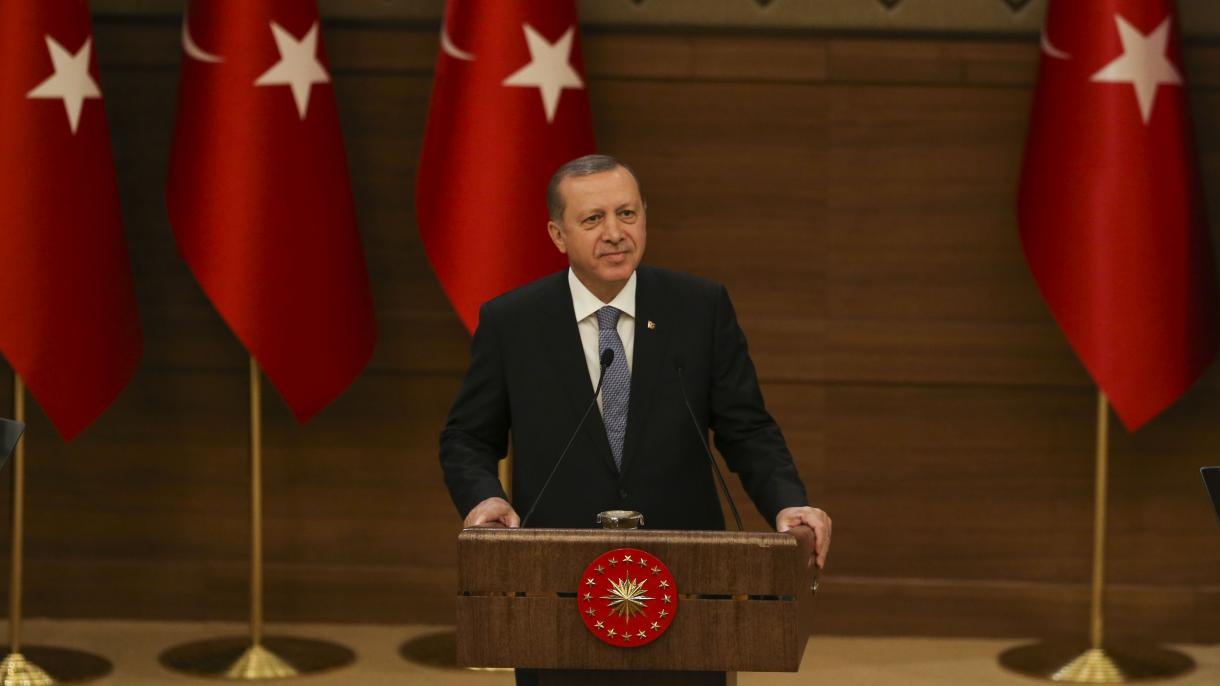 تورکیه جمهورباشقانی اردوغان، قوربان بایرامی سببیله بیر مساژ یایینلادی