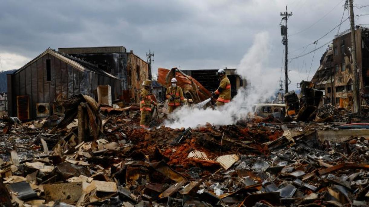 جاپان، زلزلوں سے متاثرہ علاقوں میں اموات کی تعداد میں بتدریج اضافہ