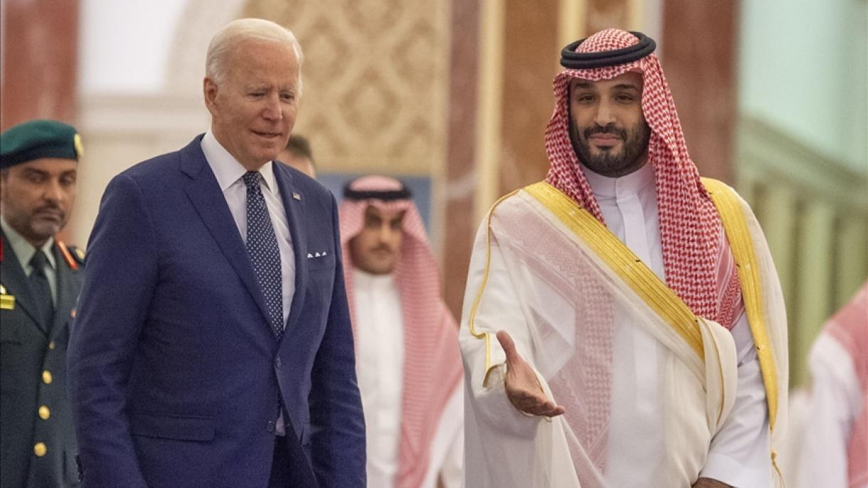 Жо Байден Сауд Арабиянын  королу  менен жолугушту