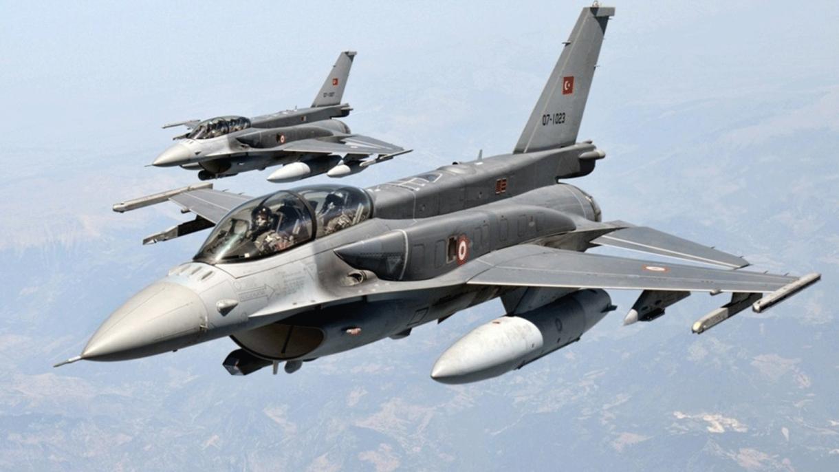 ترک  جنگی طیاروں کی پی کے کے کے 18 اہداف پر بمباری