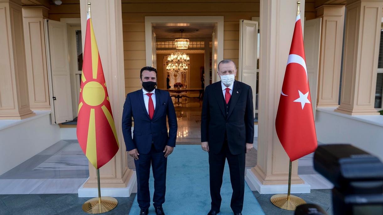 Эрдоган Зоран Заевди кабыл алды