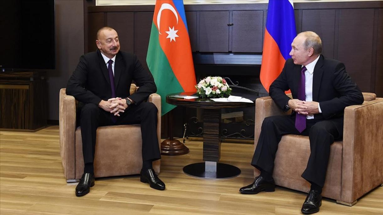 پوتین و علی‌یف در مورد مرکز مشترک نظارت ترکیه و روسیه گفتگو کردند
