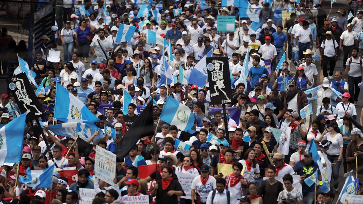 تظاهرات ضد فساد در گواتیمالا
