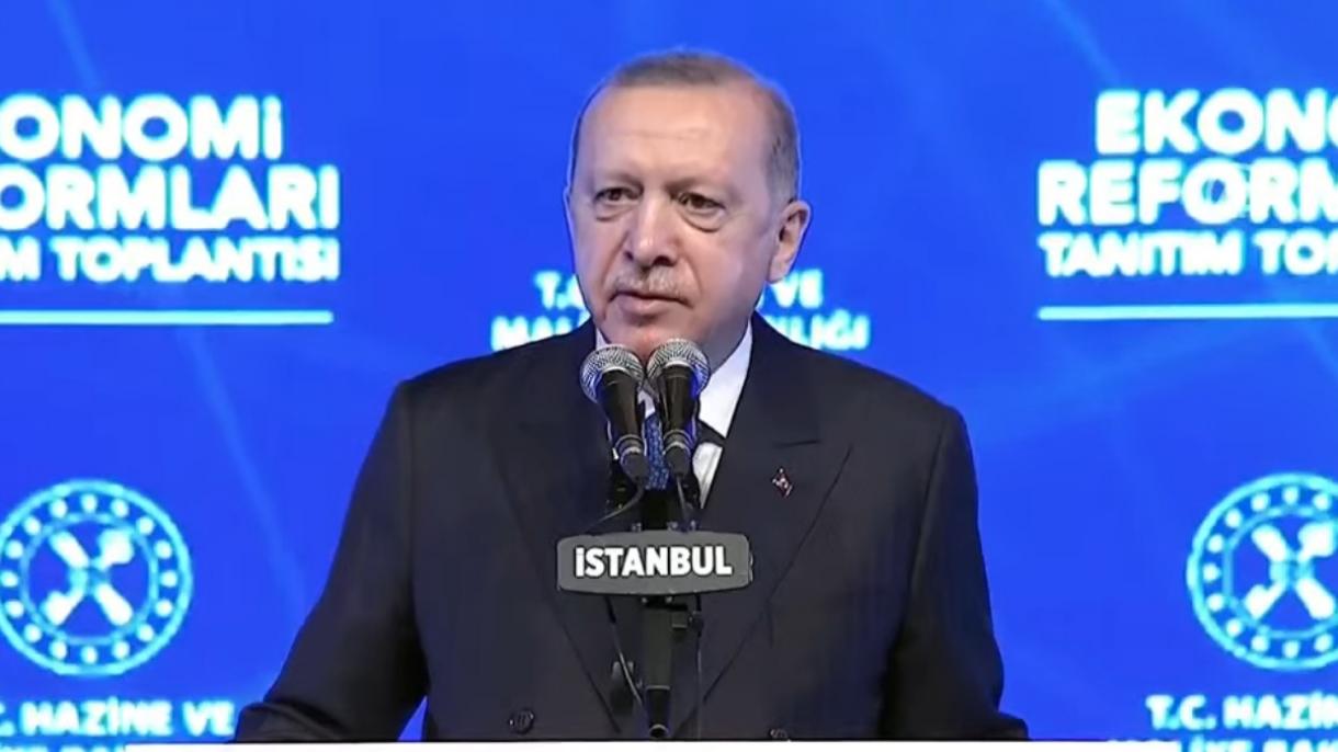 Erdoğan ismertette Törökország gazdasági reformcsomagját